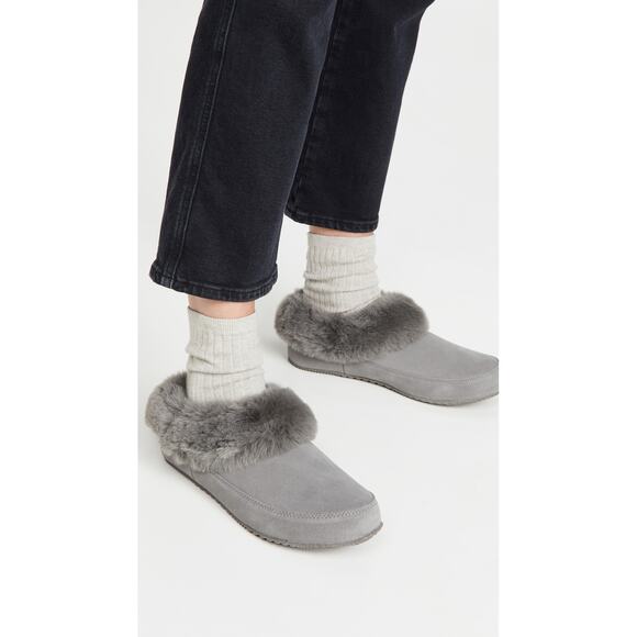 New Sorel Coffee Run Slippers in Quarry Suede Women's Size 10 - Picture 1 of 10